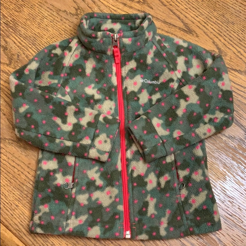 Fleece zip up jacket